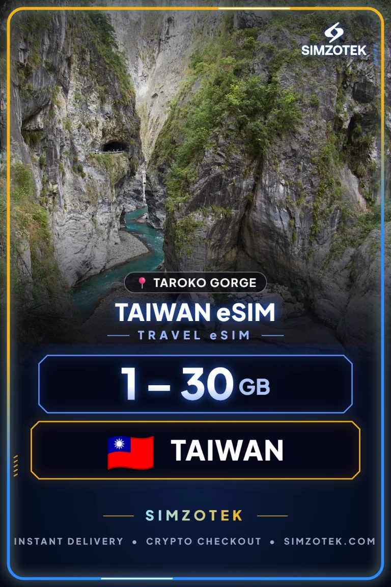 Тайвань eSIM – Дата багцууд