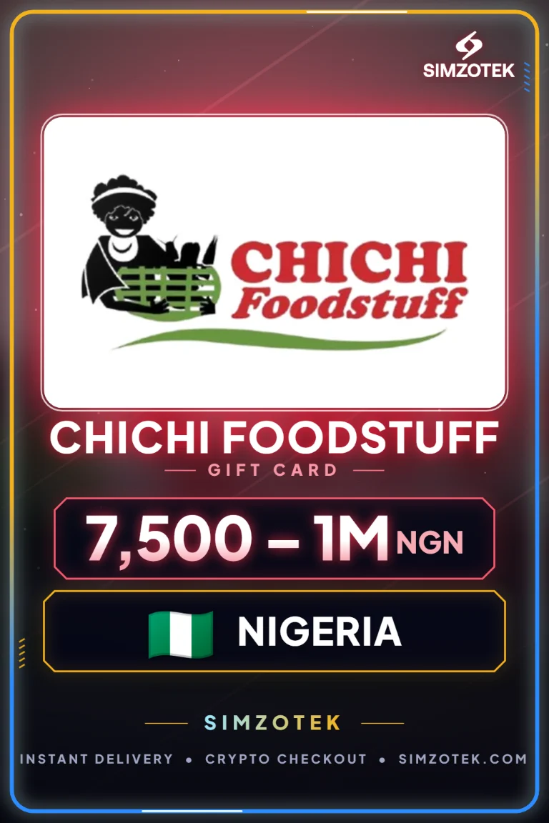 Carta regalo Chichi Foodstuff (Nigeria)