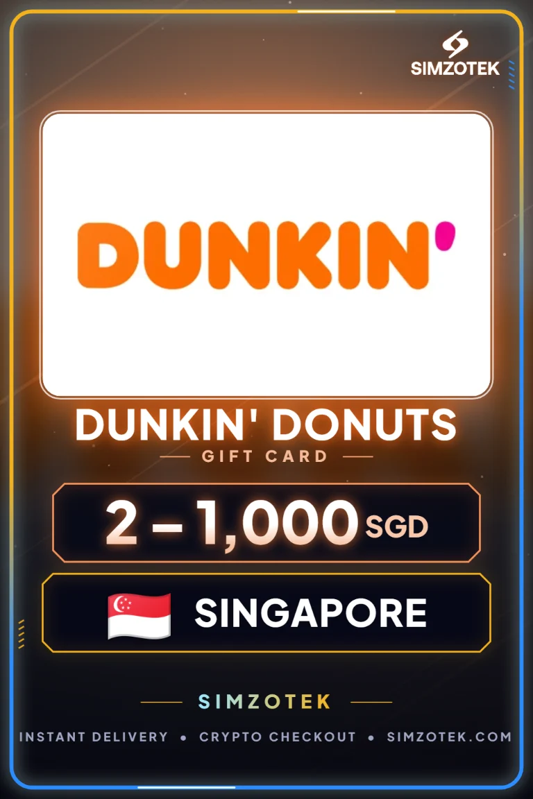 Dunkin' Donuts Gift Card (Singapore)