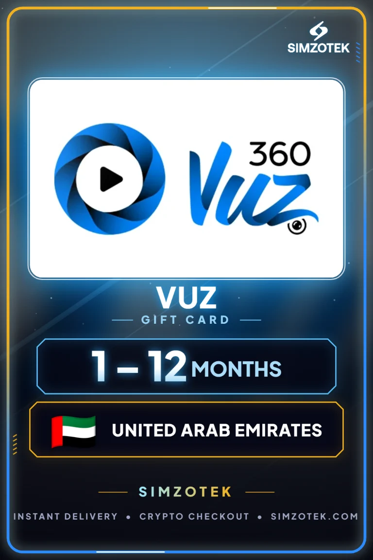 VUZ VIP Subscription (United Arab Emirates)
