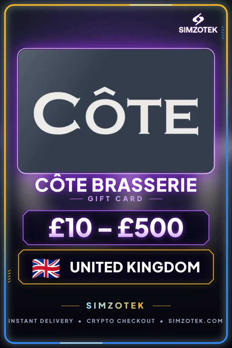 Côte Brasserie Gift Card (ສະຫະລາດຊະອະນາຈັກ)