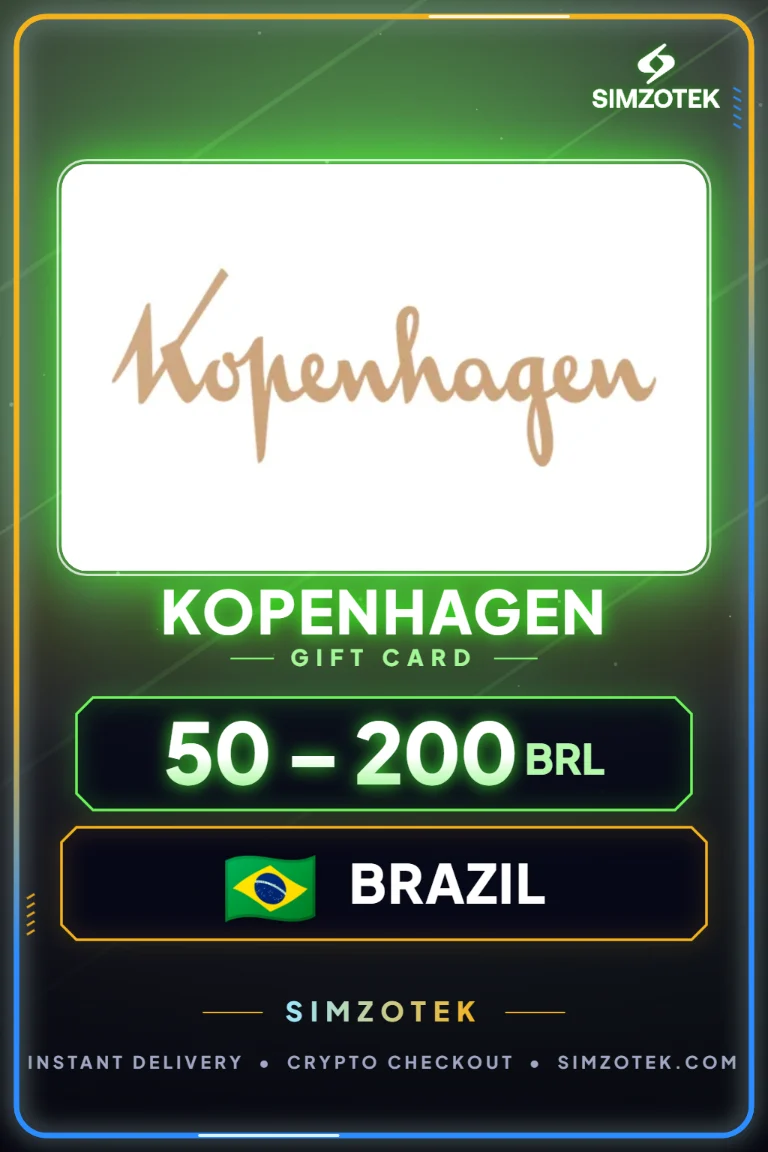 Dárková karta Kopenhagen (Brazílie)