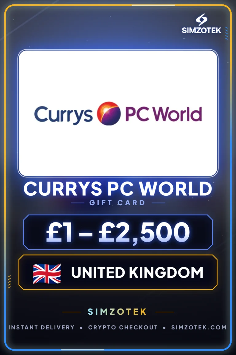Carta regalo Currys PC World (Regno Unito)