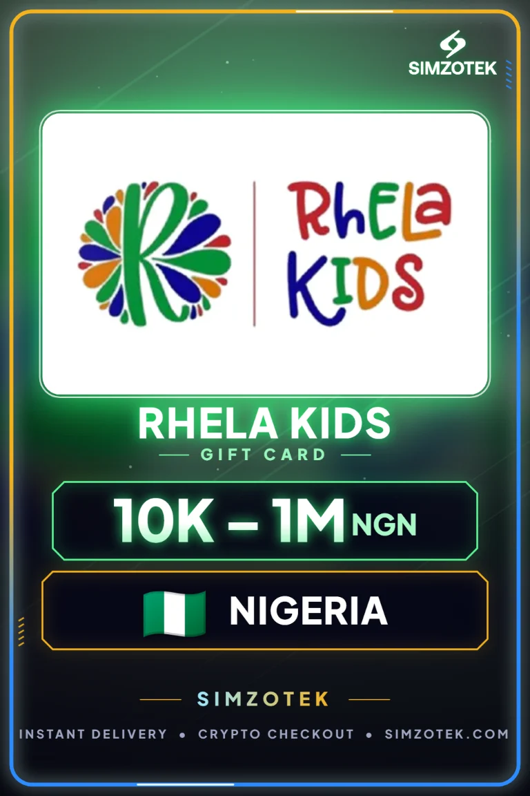 Dárková karta Rhela Kids (Nigérie)