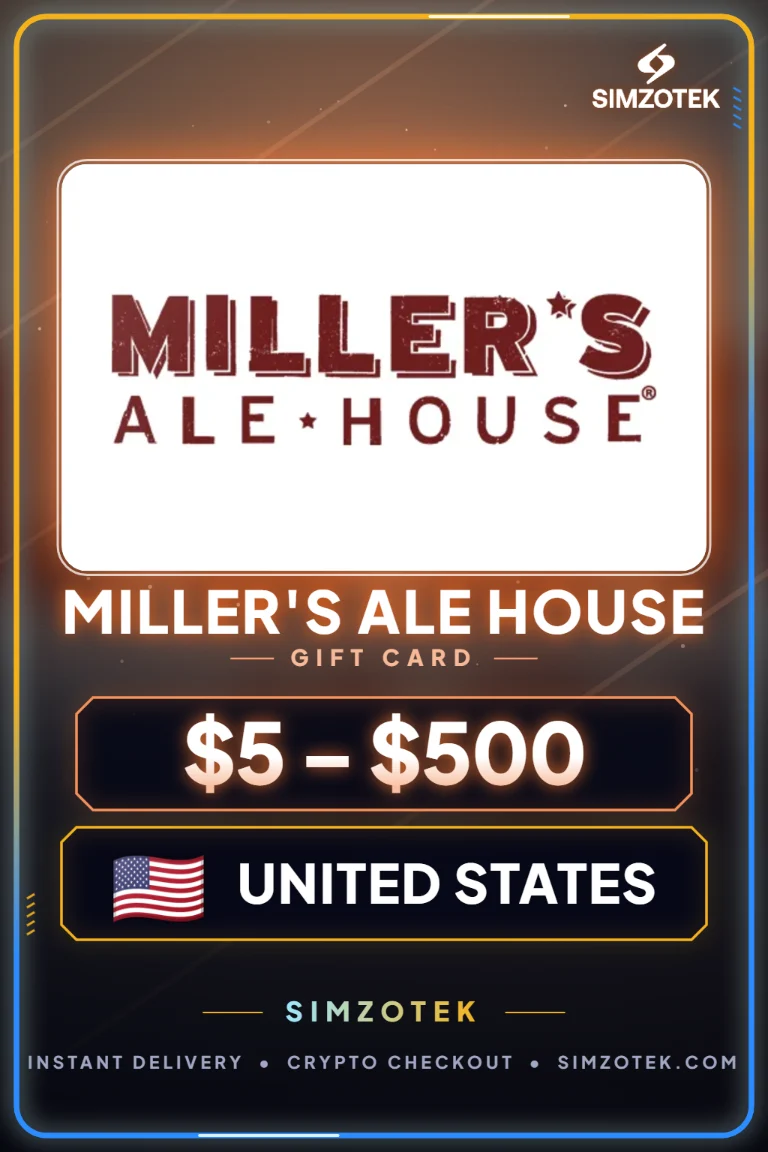 Dárková karta Miller's Ale House (Spojené státy)