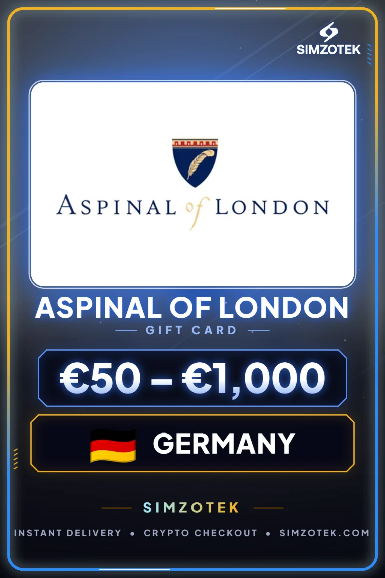 Tarjeta de regalo Aspinal of London (Alemania)