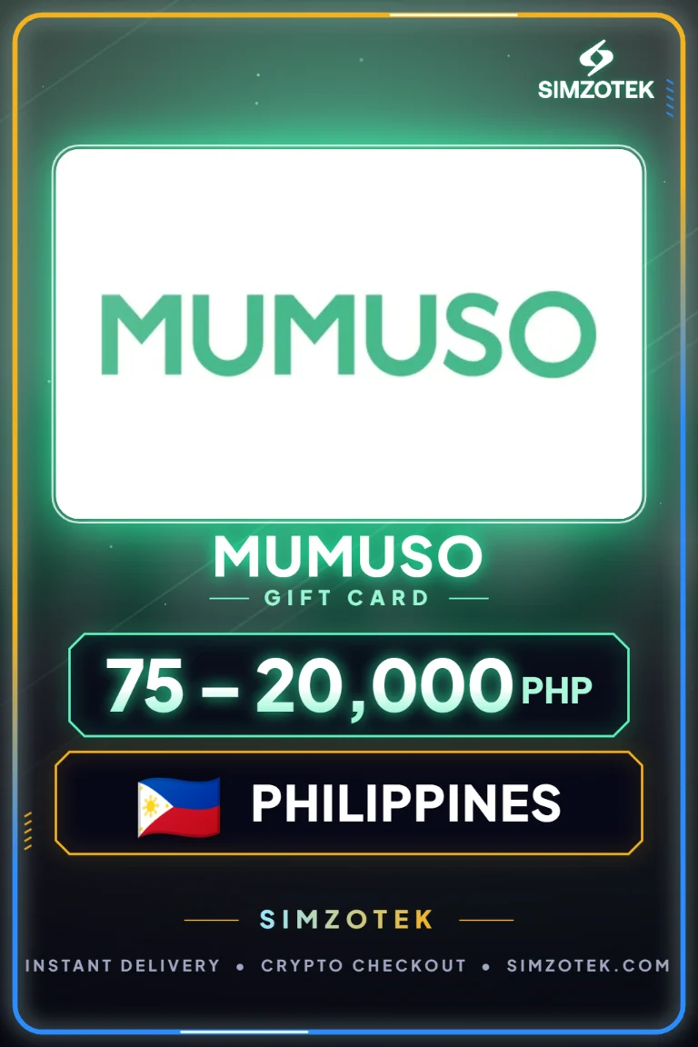 Mumuso Geschenkkarte (Philippinen)