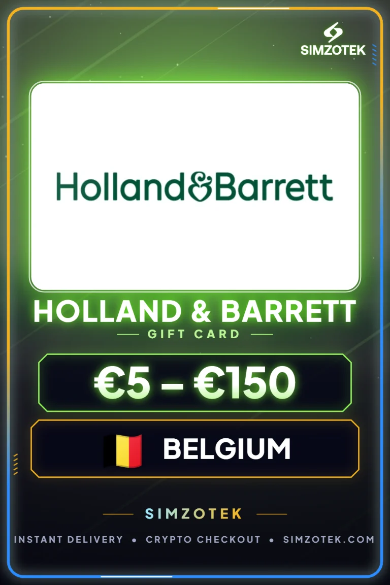 Dárková karta Holland & Barrett (Belgie)