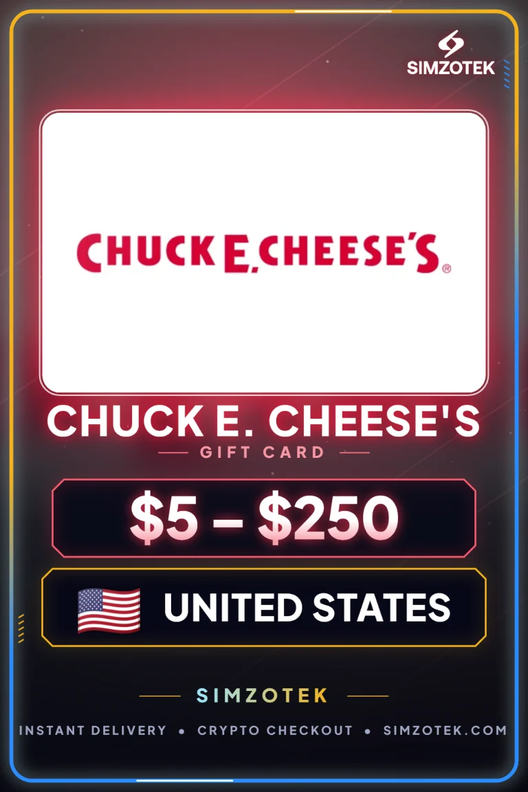 Chuck E. Cheese's Gift Card (United States)