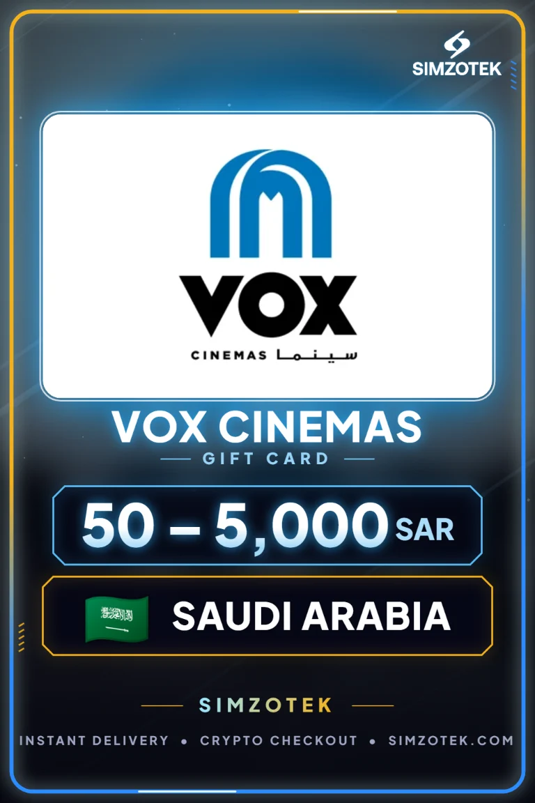 VOX Cinemas Gift Card (Saudi Arabia)