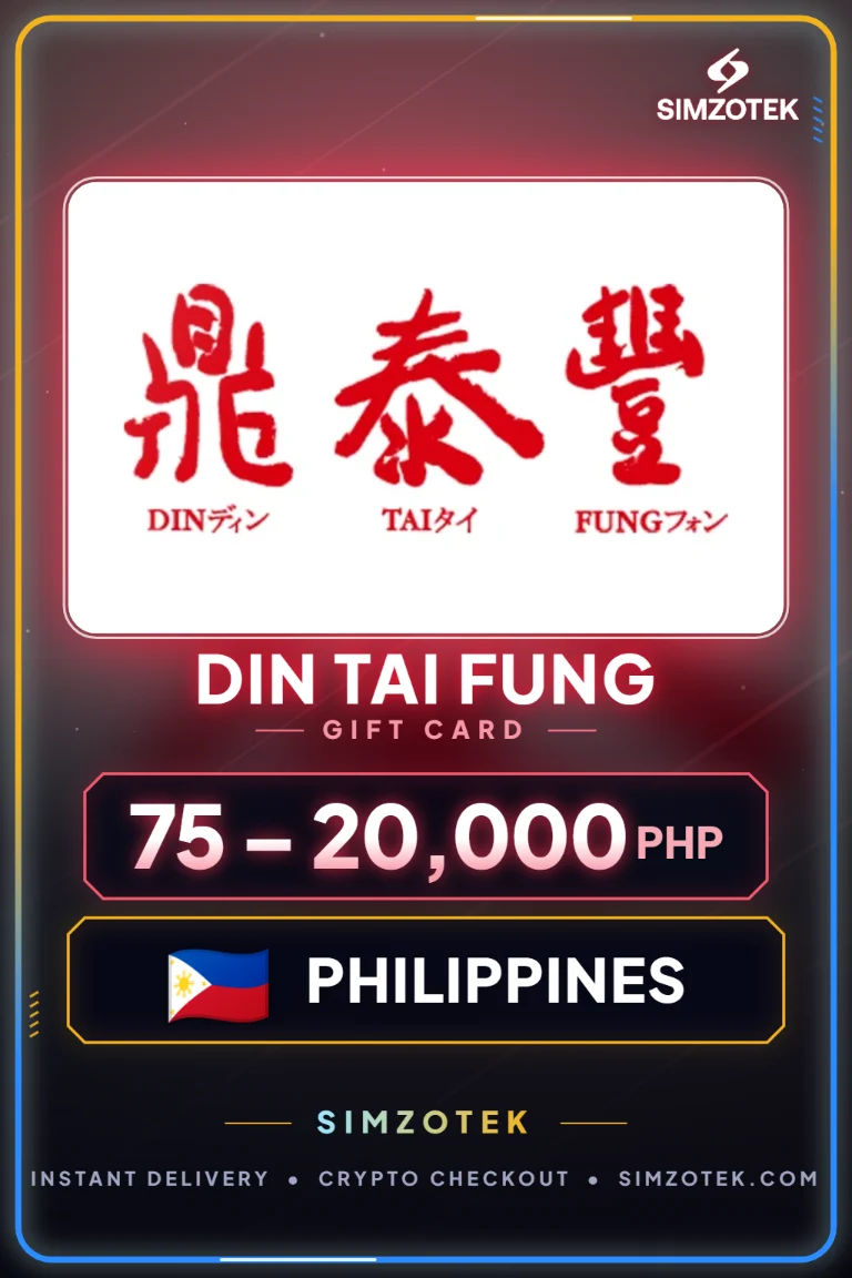Din Tai Fung Geschenkkarte (Philippinen)