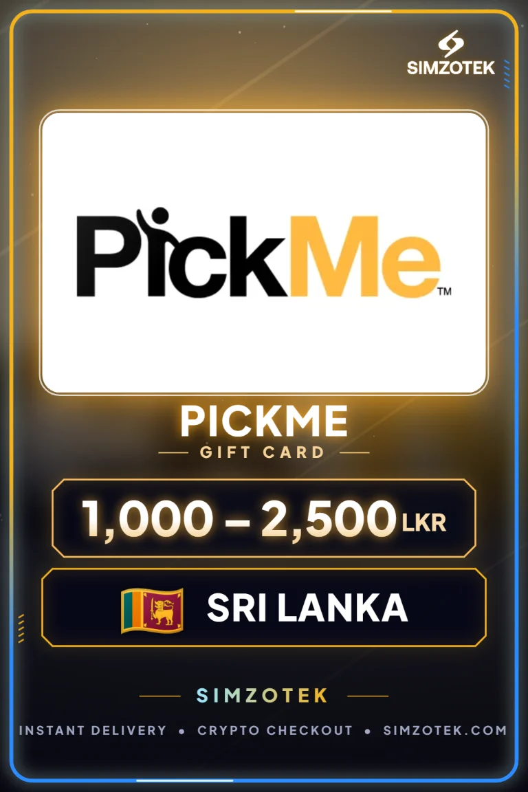 PickMe 기프트카드 (스리랑카)