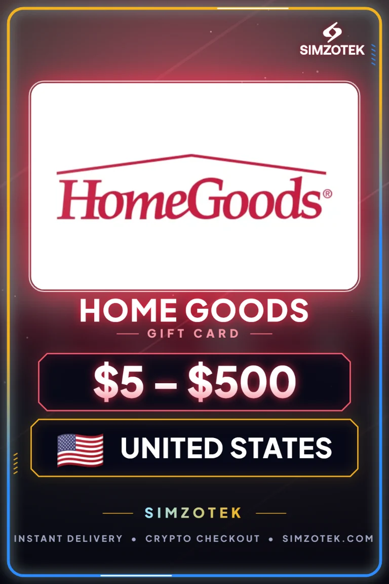Dárková karta Home Goods (Spojené státy)