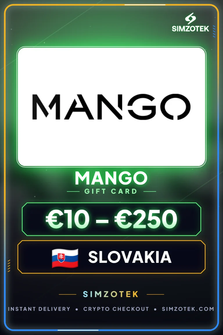 บัตรของขวัญ Mango (สโลวะเกีย)