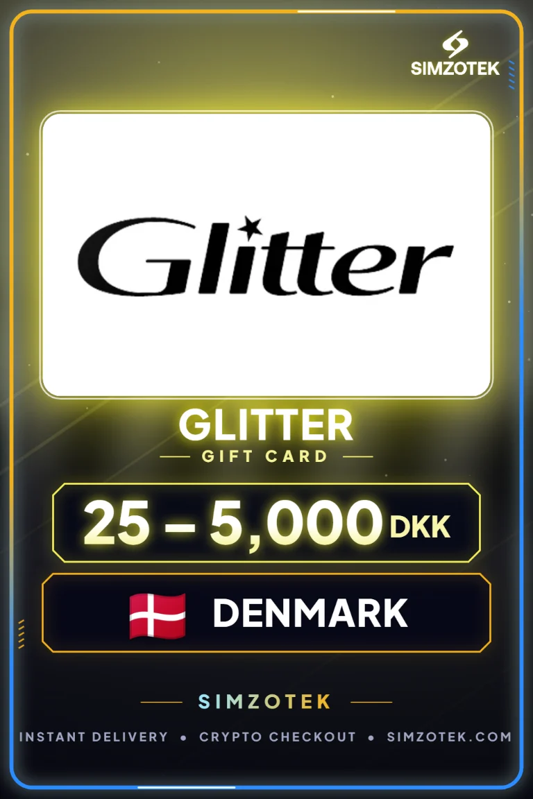 بطاقة هدايا Glitter (الدانمرك)