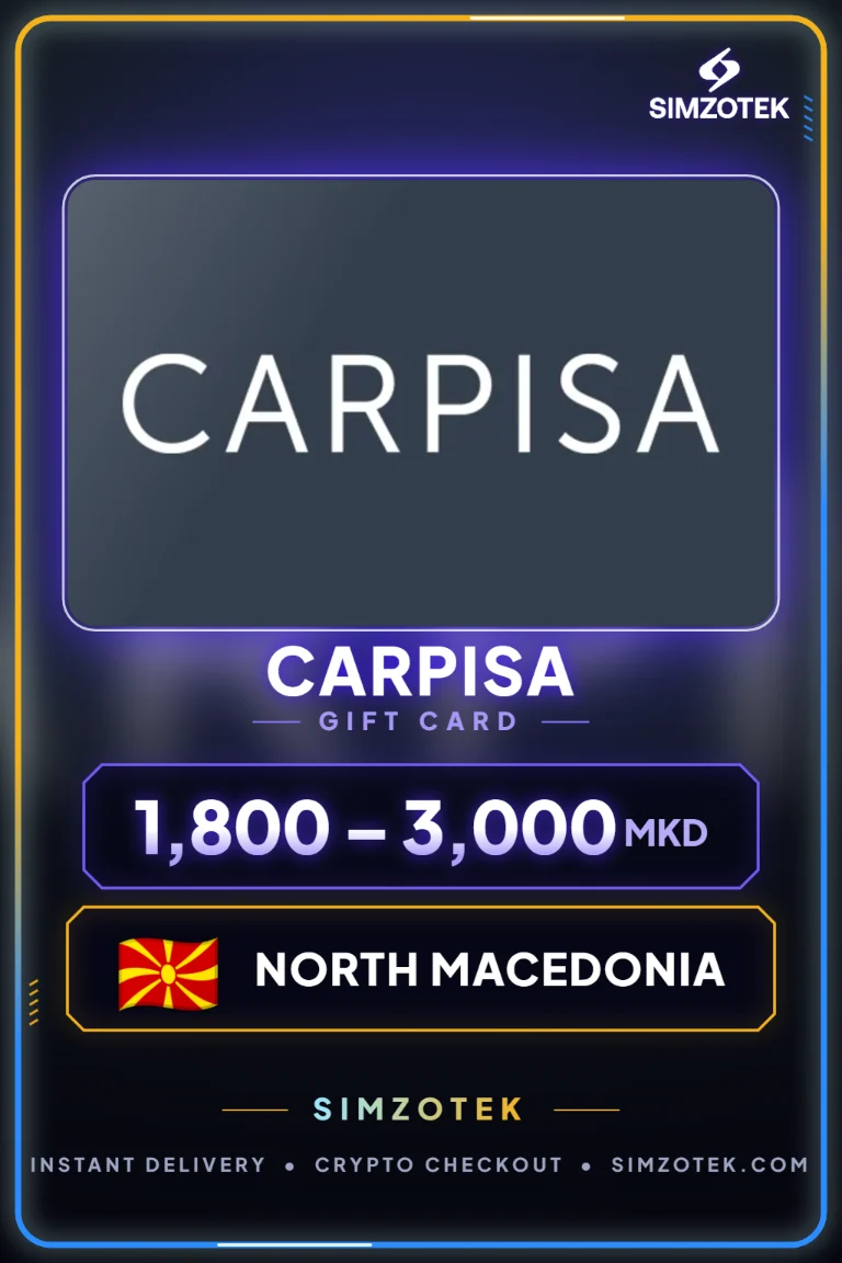 Carpisa Geschenkkarte (Nordmazedonien)