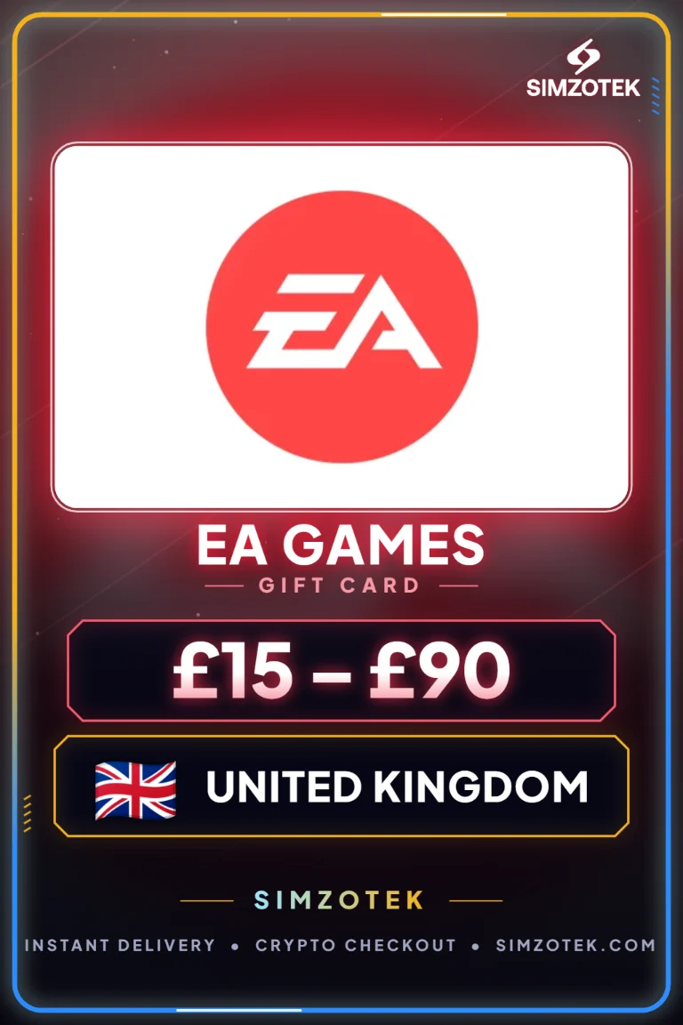 EA Games 기프트카드 (영국)