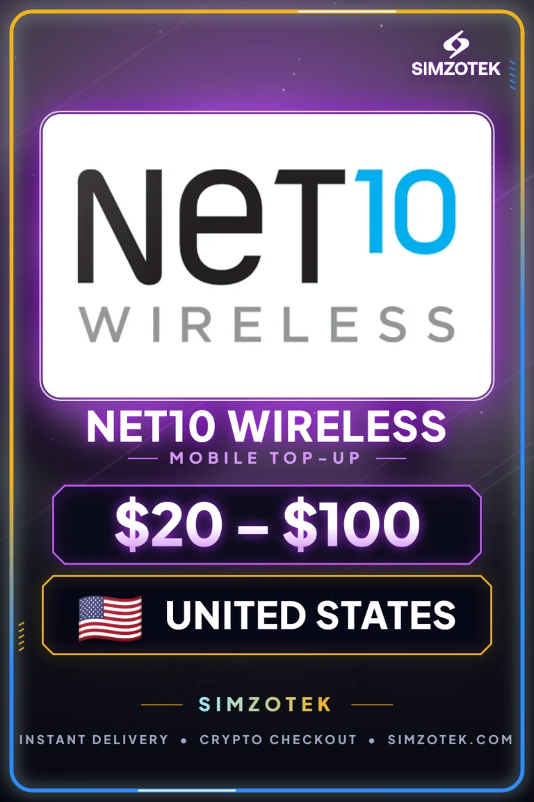 NET10 Wireless Mobile Top-Up (Сједињене Државе)