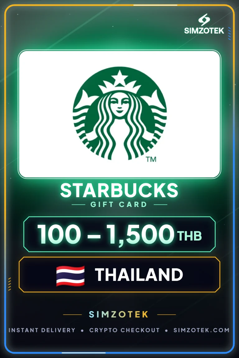 Starbucks Geschenkkarte (Thailand)