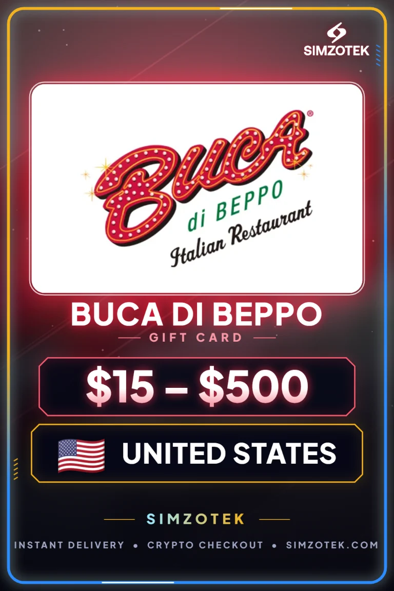 Поклон картица Buca di Beppo (Сједињене Државе)