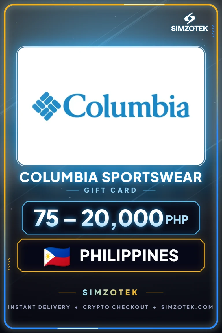 Card cadou Columbia Sportswear (Filipine)