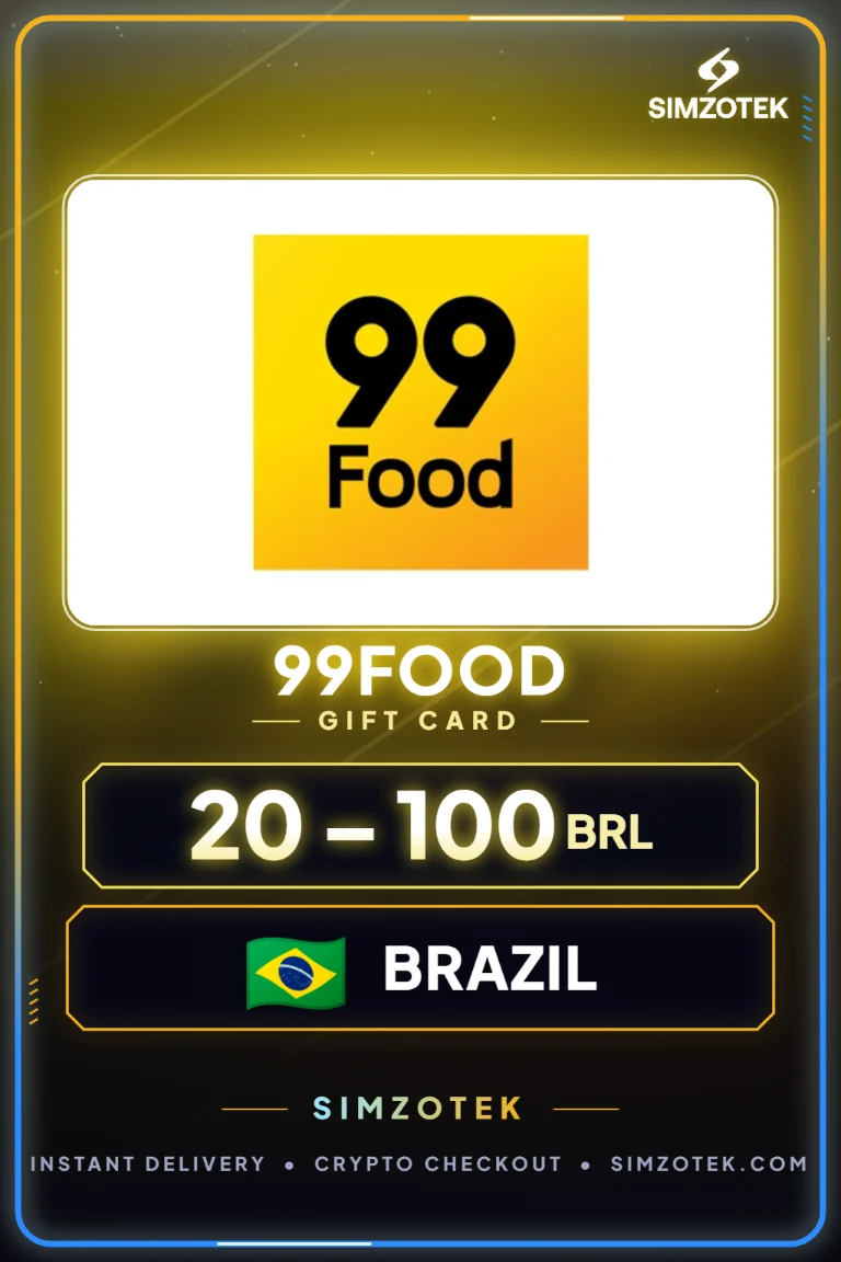 บัตรของขวัญ 99Food (บราซิล)
