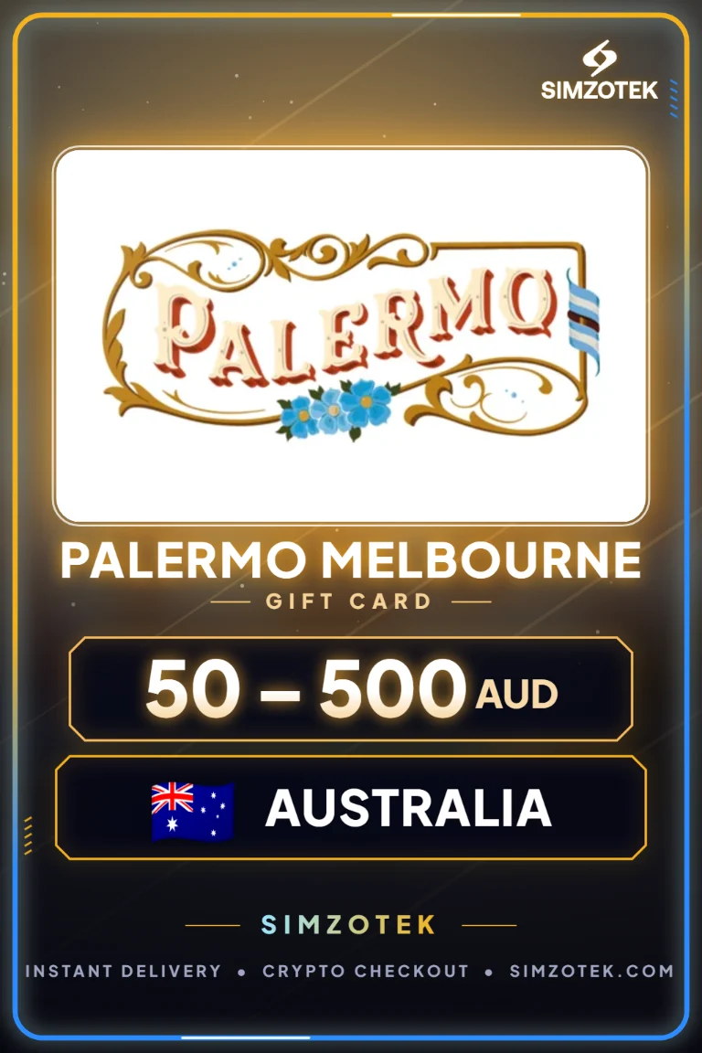 Carta regalo Palermo Melbourne (Australia)