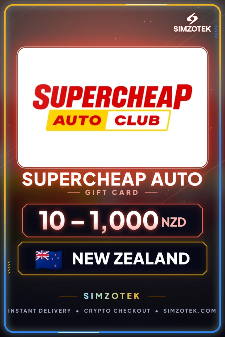 Supercheap Auto Geschenkkarte (Neuseeland)