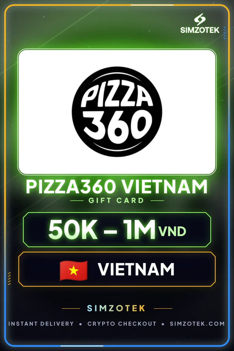 Carta regalo Pizza360 Vietnam (Vietnam)