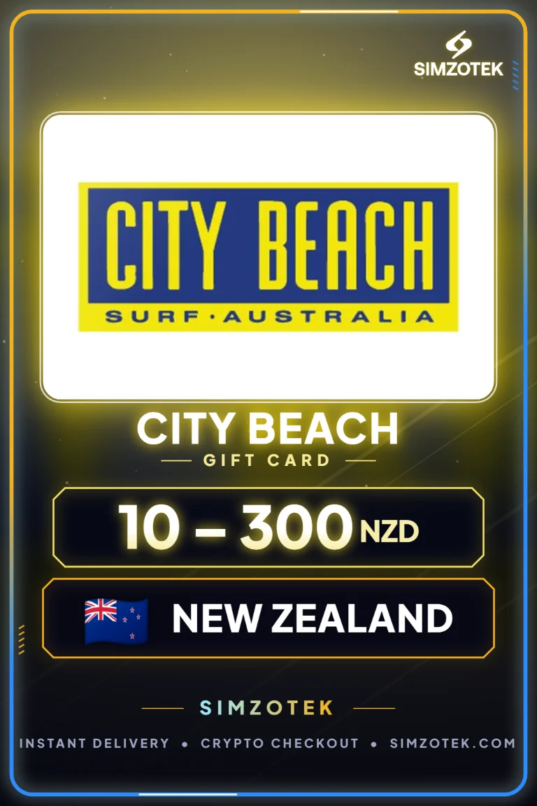 City Beach Gift Card (New Zealand)