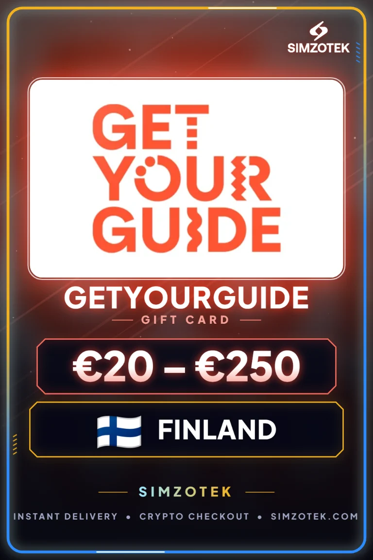 بطاقة هدايا GetYourGuide (فنلندا)