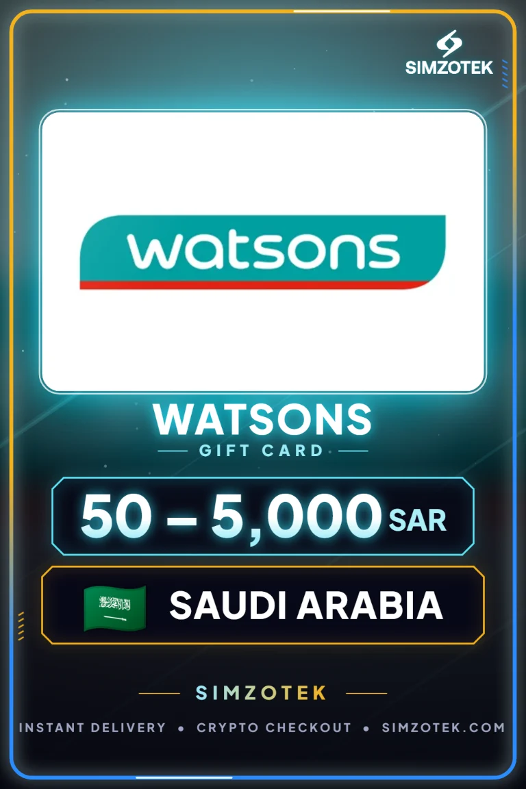 Watsons dovanų kortelė (Saudo Arabija)