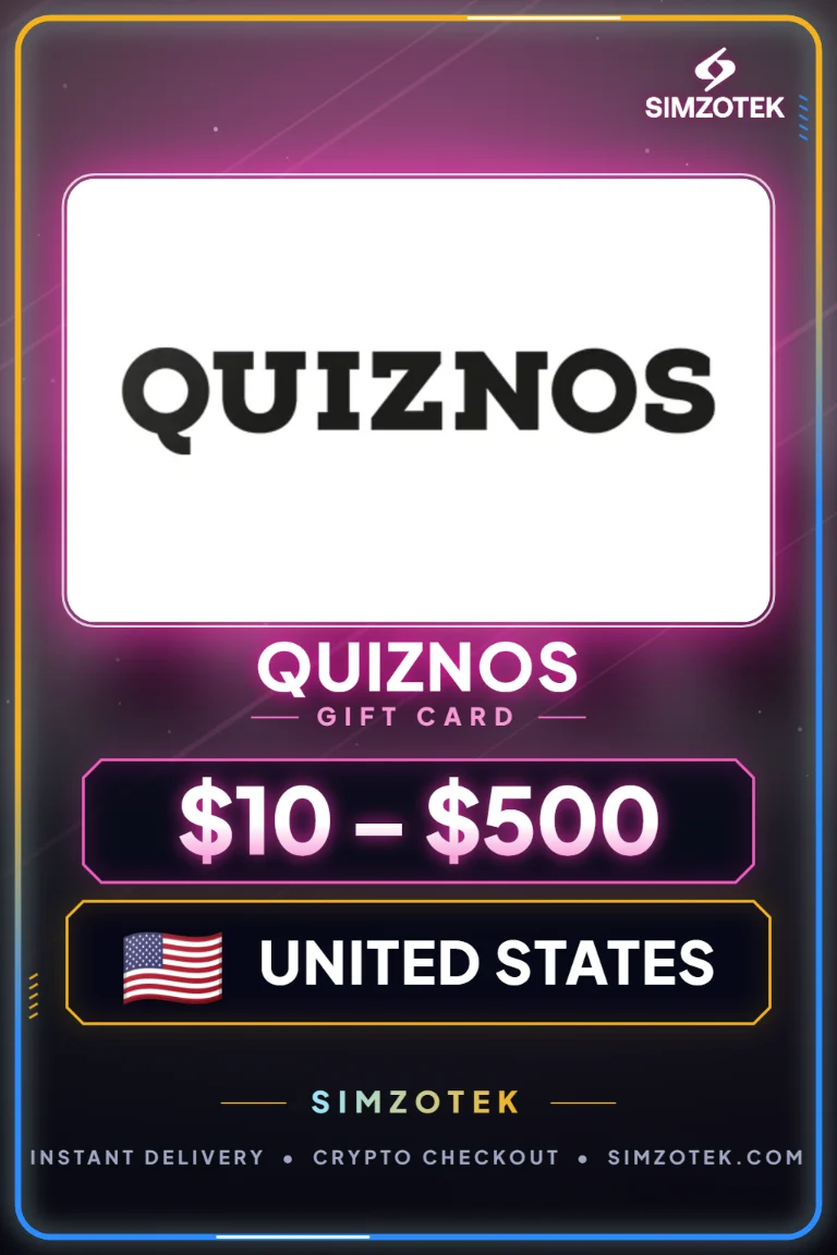 Quiznos Gift Card (United States)