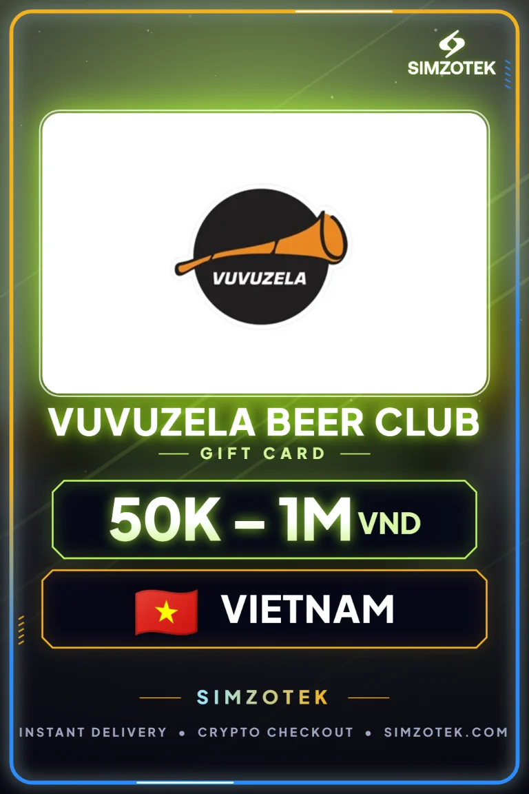 Tarjeta de regalo Vuvuzela Beer Club (Vietnam)
