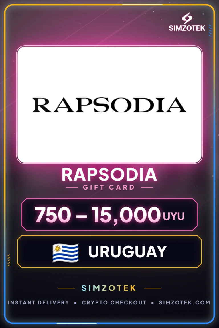 Rapsodia kinkekaart (Uruguay)