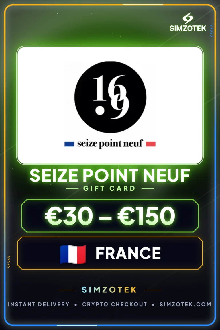 Seize Point Neuf Geschenkkarte (Frankreich)
