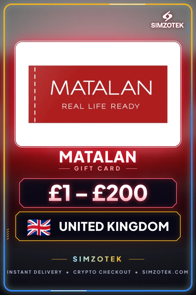 บัตรของขวัญ Matalan (สหราชอาณาจักร)