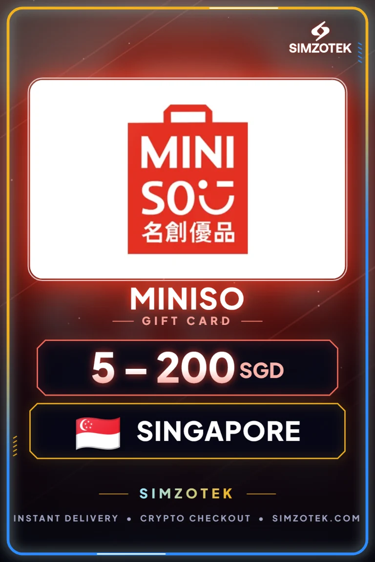 Поклон картица Miniso (Сингапур)
