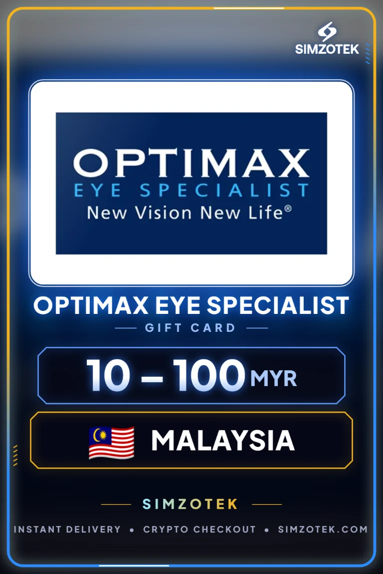 Optimax Eye Specialist Gift Card (Malaysia)