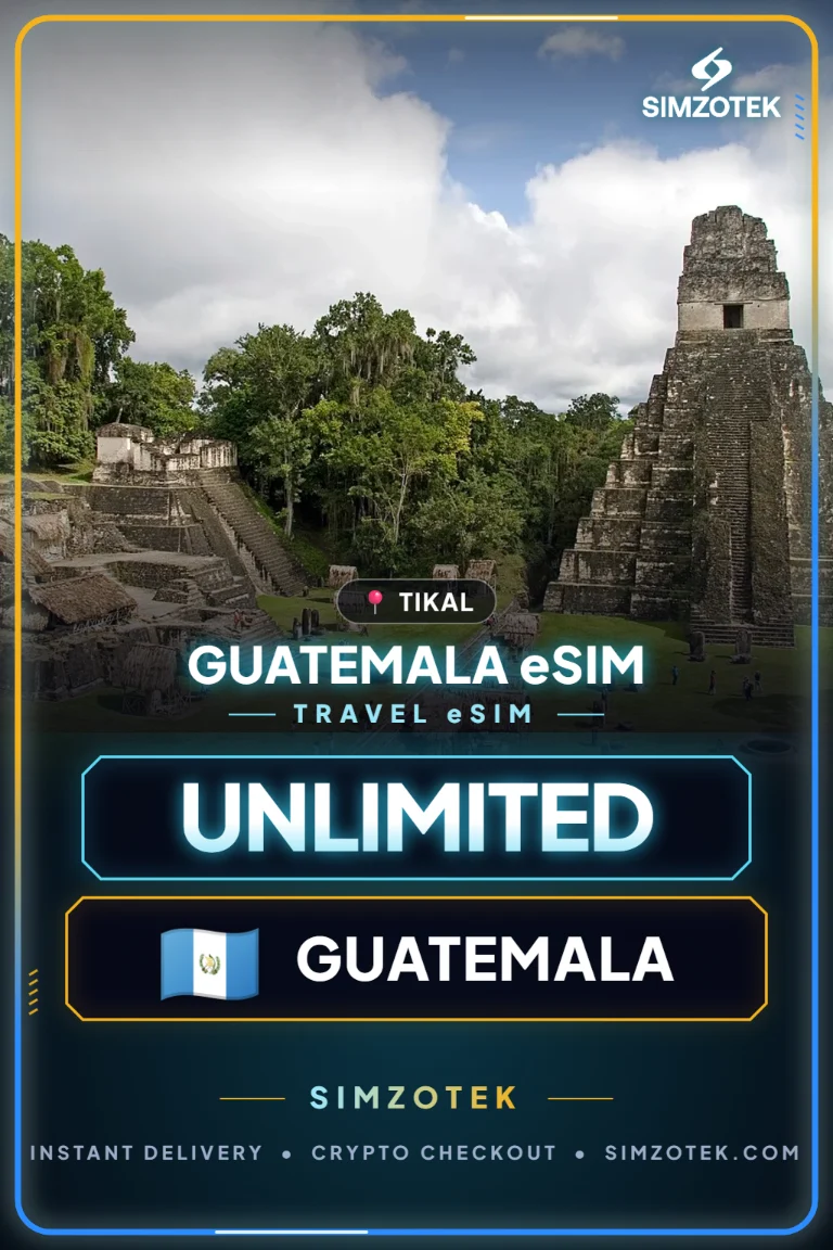 Qvatemala eSIM – Limitsiz İnternet