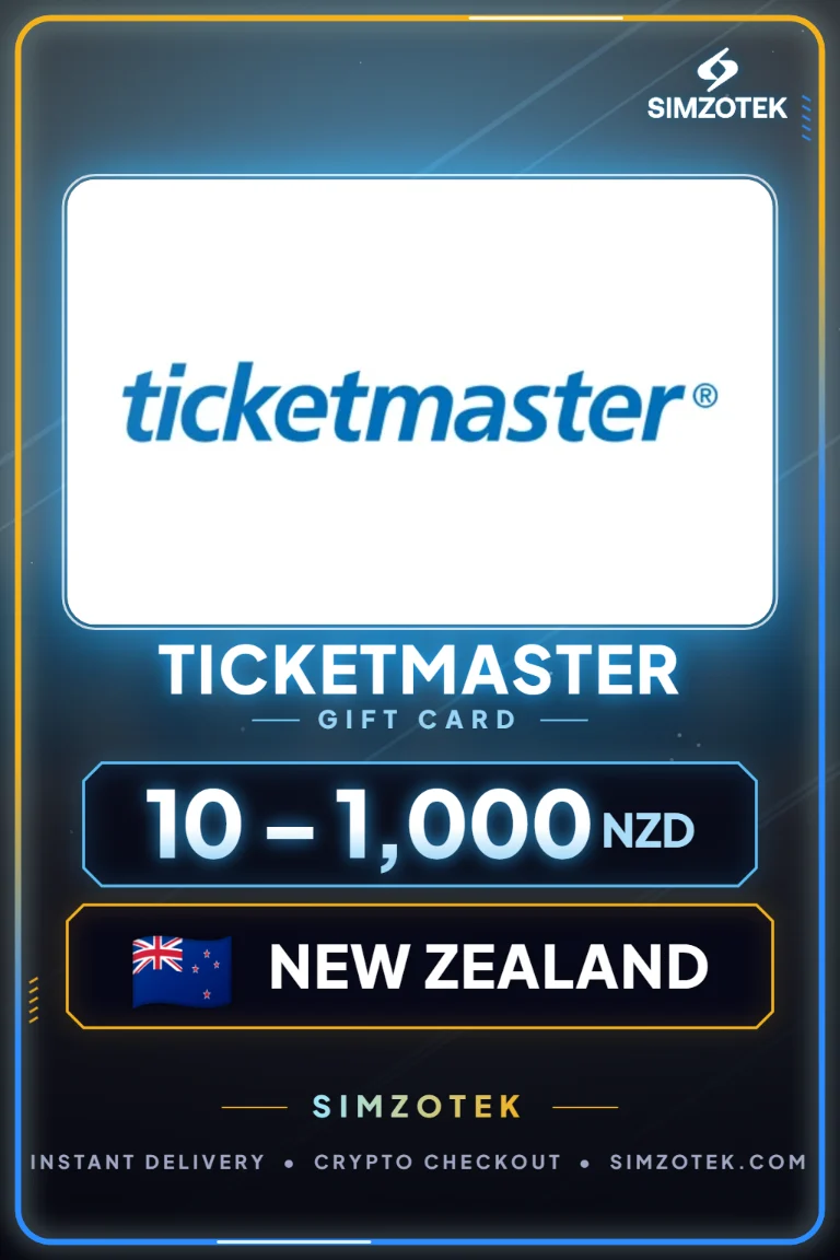Ticketmaster Geschenkkarte (Neuseeland)