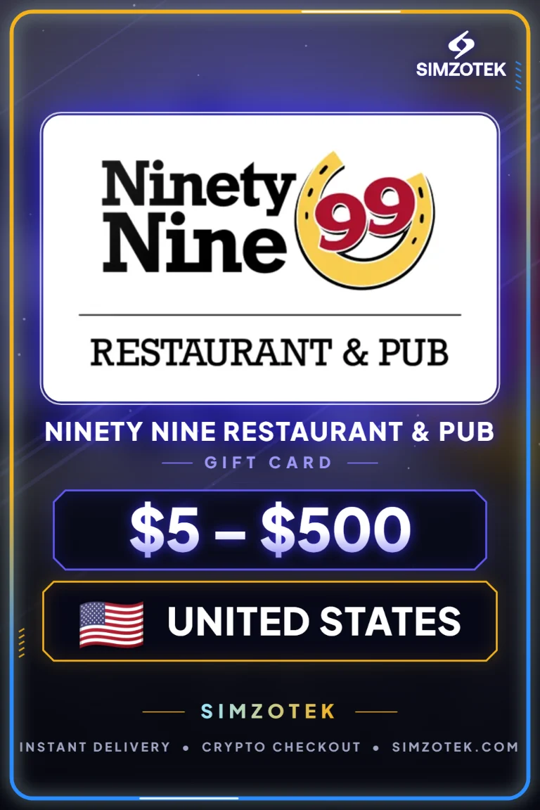 Ninety Nine Restaurant & Pub Gift Card (United States)