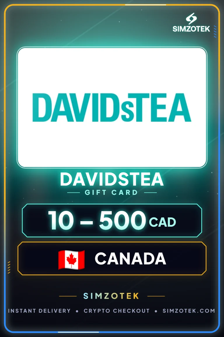 Tarjeta de regalo DAVIDsTEA (Canadá)