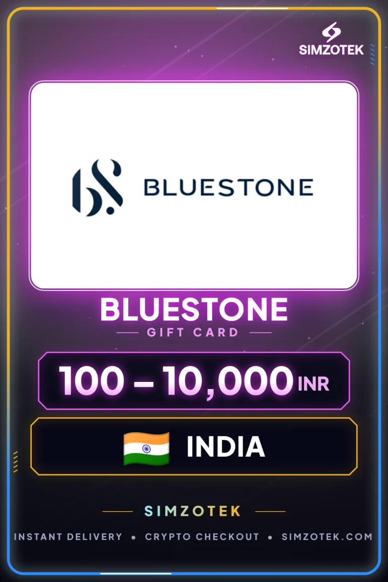 Dárková karta Bluestone (Indie)