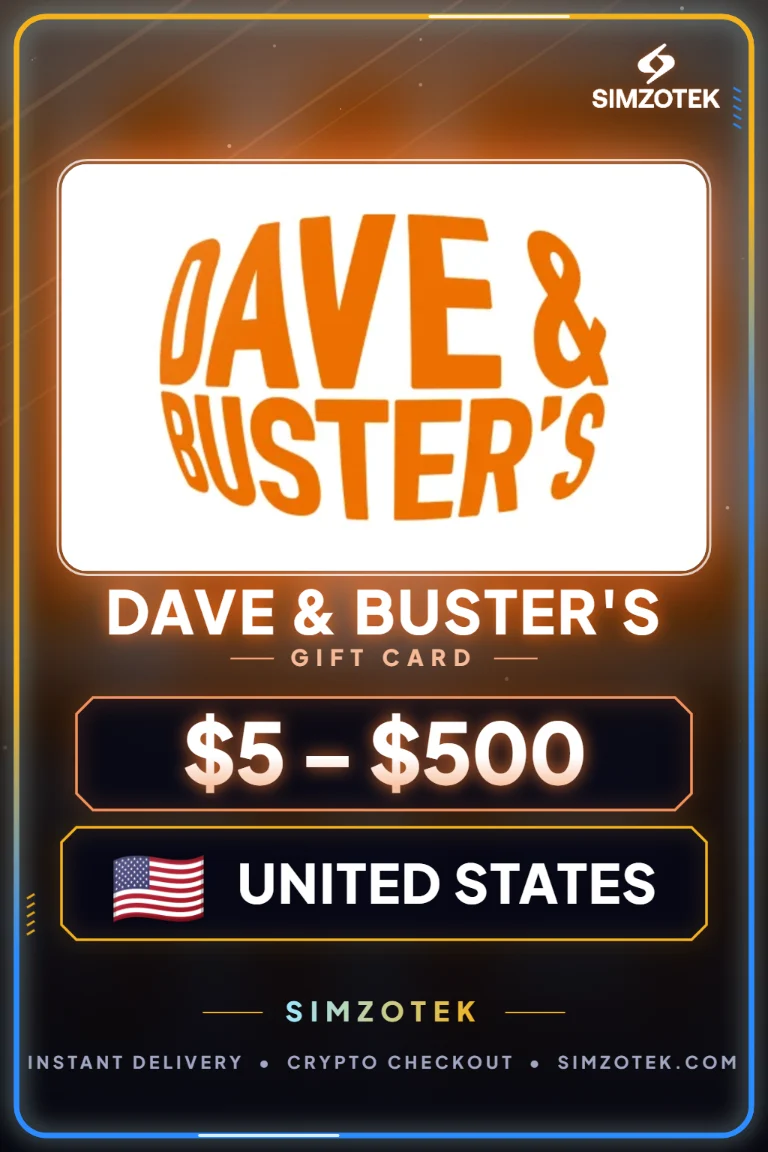Carta regalo Dave & Buster's (Stati Uniti)