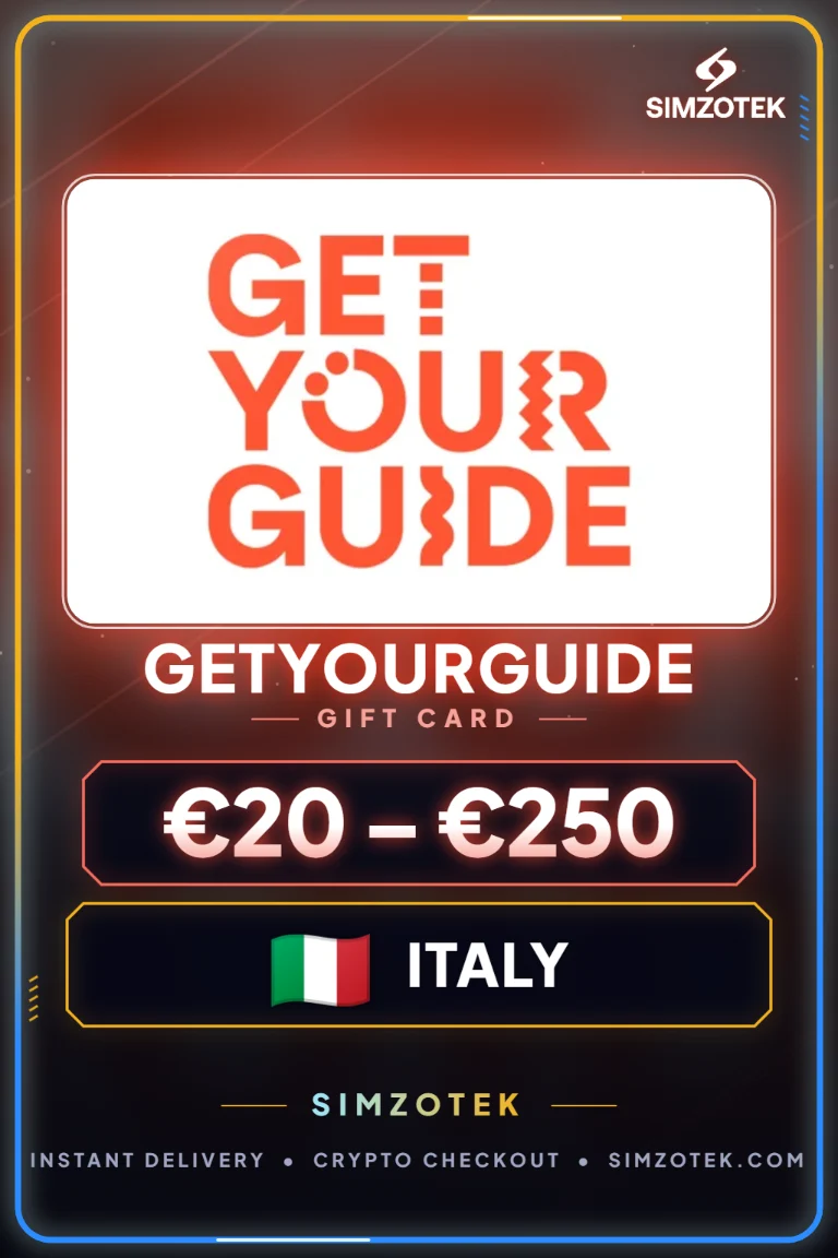 Dárková karta GetYourGuide (Itálie)