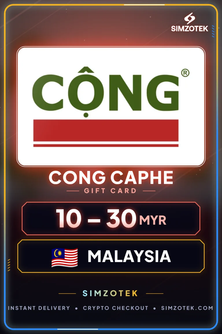 Поклон картица Cong Caphe (Малезија)
