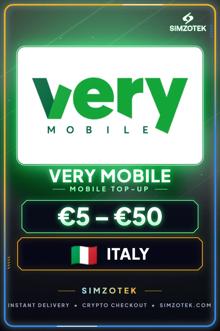 Very Mobile Prepaid Credit (Italy)