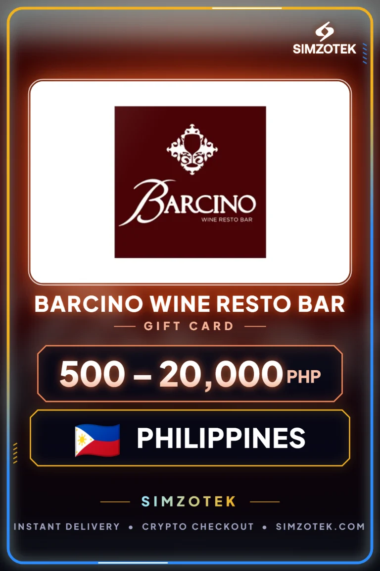 Carta regalo Barcino Wine Resto Bar (Filippine)