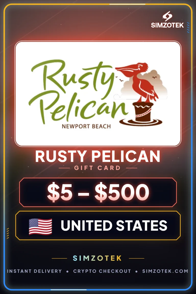 Carta regalo Rusty Pelican (Stati Uniti)